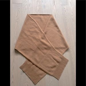 Vince 100-% cashmere wrap scarf - camel
